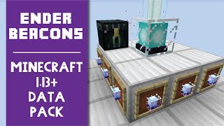 Ender Beacons Data Pack  ShowcaseTutorial  Minecraft 113114 [upl. by Nicolais]