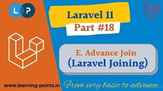 Laravel Joining Concept  Advance joining with laravel  Laravel 11 tutorial  Learning points [upl. by Laux]