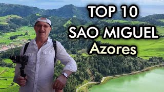 Azores Sao Miguel Top 10  Driving around the island [upl. by Natalina]