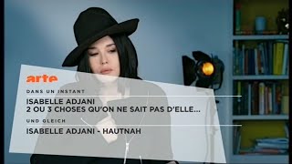 Isabelle Adjani  2 ou 3 choses quon ne sait pas delle arte documentaire français [upl. by Certie263]