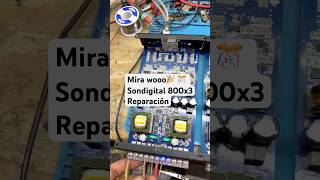 Sondigital 800x4 reparación amplificador automobile caraudiosystem sonido [upl. by Nwahsal]