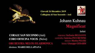 J Kuhnau Magnificat in C major  conductor M Dellapiana audio [upl. by Yuu71]