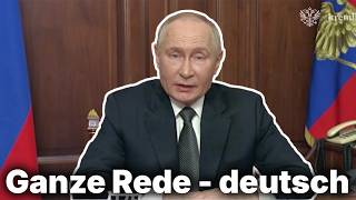 ATACMS auf Russland  Putins ganze Rede in Deutsch OmU [upl. by Kassi951]