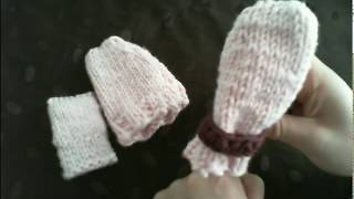 Handschuhe für Baby stricken Anleitung für Anfänger [upl. by Anem383]