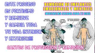 REMOCION DE IMPLANTES MENTALES Y EMOCIONALES CANTOS Y PRACTICA [upl. by Editha]