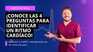 Método simple para la Identificación de los ritmos cardiacos mas frecuentes en urgencias  Curso SVA [upl. by Sluiter]