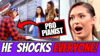 Pro Pianist Goes in Disguise  Shocks EVERYONE Top 20 Reactions [upl. by Alhan]