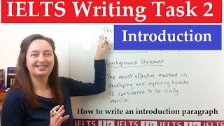 IELTS Writing Task 2 How to write an introduction [upl. by Eurydice943]