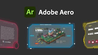 AR HUD Portfolio Business Card  Adobe Aero [upl. by Reppart]