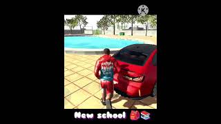 New school indian bikes driving 🎒📚  indianbikesdriving3d shortsviral youtubeshorts [upl. by Ydna]