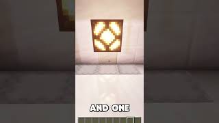 How to make a REDSTONE LAMP in Minecraft Tutorial minecrafttutorial minecraft [upl. by Enaxor]