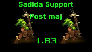 Sadida Support Post Maj 183  Comment je le joue dans ma Team [upl. by Brottman9]