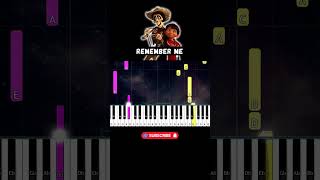 👆 how to play REMEMBER ME 🎹 Coco  EASY Piano TUTORIAL [upl. by Aknayirp]