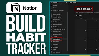 How To Build A Habit Tracker In Notion 2024 StepByStep Guide [upl. by Ainirtac]