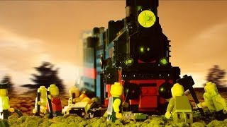 Die Eisenbahn 1881 English subtitles Kurzfilm mit lego [upl. by Euqinad]