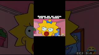 Maggie odia a otros bebés 🤣 thesimpsons homersimpson humor shorts shortsfeed shortsviral [upl. by Cobbie546]