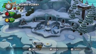 Donkey Kong Country Tropical Freeze  64 Blurry Flurry [upl. by Lorilyn]