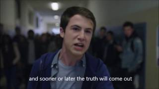 Clays speech to the exchange students 13 reasons why  English subtitles [upl. by Castorina]