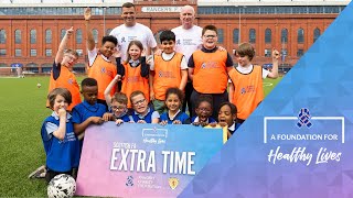 Lee McCulloch and John Brown visit our SFA Extra Time programme at the Ibrox Community Complex [upl. by Tedder137]