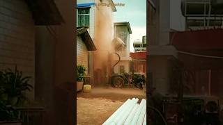 Borewell Drilling Near Residential Building With Tractor Connect Borewell Drilling Construction [upl. by Hanway]