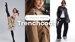 TRENCHCOAT  Kurzer Mantel Tricks amp Trends amp Styling Tipps fashion trend trenchcoat [upl. by Elam]