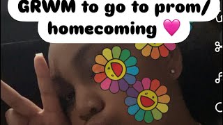 GRWM to go to promhomecoming [upl. by Germain]