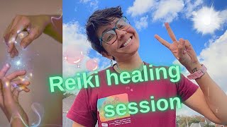 Reiki HEALING session to remove negativity send positivity and emotional healing your way 🫶🏻 [upl. by Anitsirhk451]