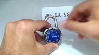 Abrir cadeado Masterlock  GoodLock Soluções em Armários [upl. by Conias]