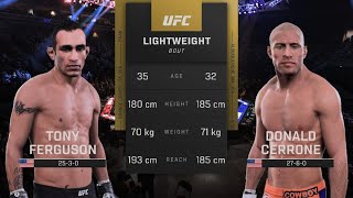 UFC 238  Tony Ferguson vs Donald Cerrone [upl. by Lirbaj57]