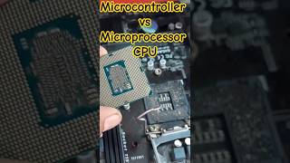 Microcontroller vs Microprocessor CPU computer computerhardware cpu uno arduino processor [upl. by Eahsed]