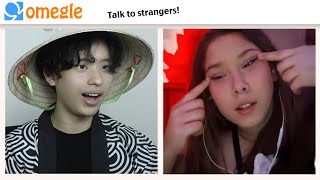 ASIAN ROASTS RACIST people on OMEGLE BEST MOMENTS COMPILATION [upl. by Atiuqiram]