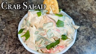 Crab Salad Imitation Crab Meat [upl. by Oniratac334]