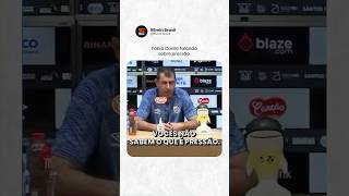 Fábio Carille falando sobre pressão no santos e compara com a do Corinthians do tite contra tolima [upl. by Marybeth]