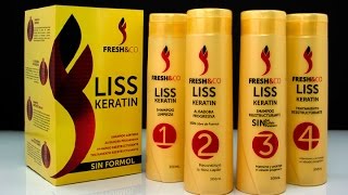 Paso a paso para un efectivo Alisado Progresivo con Fresh Liss Keratin [upl. by Nerol]