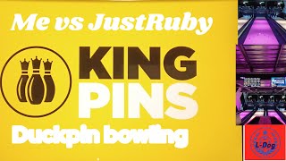 Going duckpin bowling kingpinsbowlingUK [upl. by Eihctir]