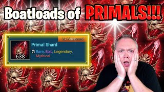 INSANE AMOUNTS OF PRIMAL SHARDS Raid Shadow Legends [upl. by Clara]