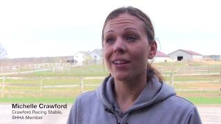 Michelle Crawford  Life as a Standardbred Groomer [upl. by Cuthbert]