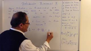 Distribución Binomial 5 ejercicio resuelto [upl. by Aikemit]