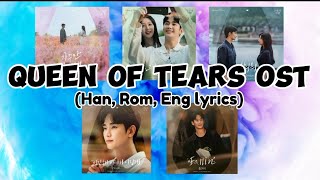 PLAYLIST QUEEN OF TEARS OST with Hangul Rom English Lyrics  KDRAMA 2024 [upl. by Abbi]