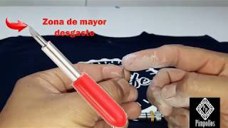 Como Afilar las Cuchillas de tu Plotter a Mano [upl. by Limak]