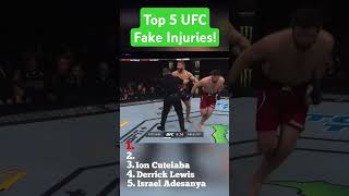 Top 5 UFC Fake Injuries [upl. by Merle559]