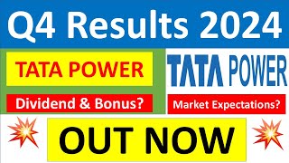 TATA POWER Q4 results 2024  TATA POWER results today  TATA POWER Share News  TATA POWER Share [upl. by Nah]