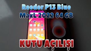 Reeder P13 Blue MaxL 2022 64 GB Kutu Açılışı  HologramTv [upl. by Teplitz]