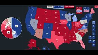 2024 Presidential Election Map Prediction [upl. by Ahsekam84]