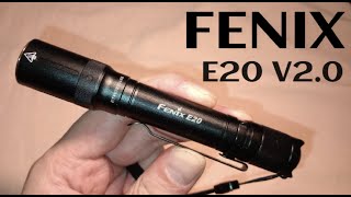 Fenix E20 V20  latarka EDC 350 lumenów [upl. by Munster]