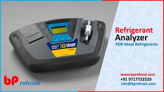 Test Quality of Refrigerant Gas easily by Yellow Jacket USA Refrigerant Identifier by B P Refcool [upl. by Sib]