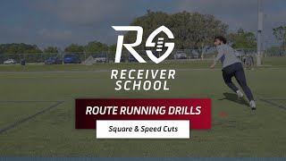 2 Route Running Drills for Wide Receivers [upl. by Gnuy]