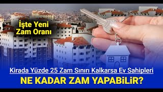 Kirada yüzde 25 zam sınırı kalkarsa ne olur İşte yeni kira artış oranı 2024 [upl. by Enial921]