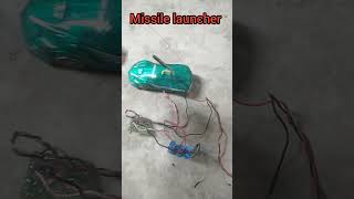 Missile launcher missile experiment rccar shorts [upl. by Ammamaria]