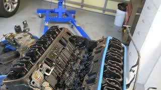 Throttle Body Distributor and Intake removal of 1994 Chevy 305 [upl. by Hsac]